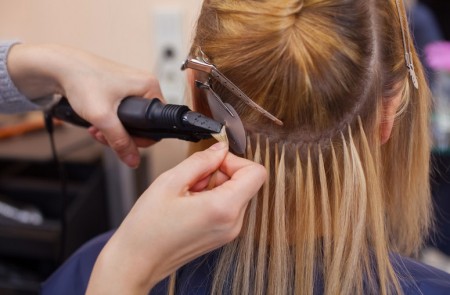 fixation extension cheveux